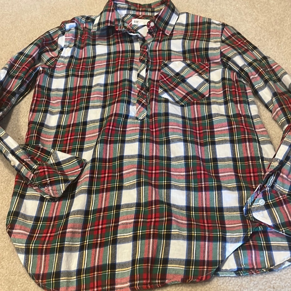 Gap boyfriend fit flannel